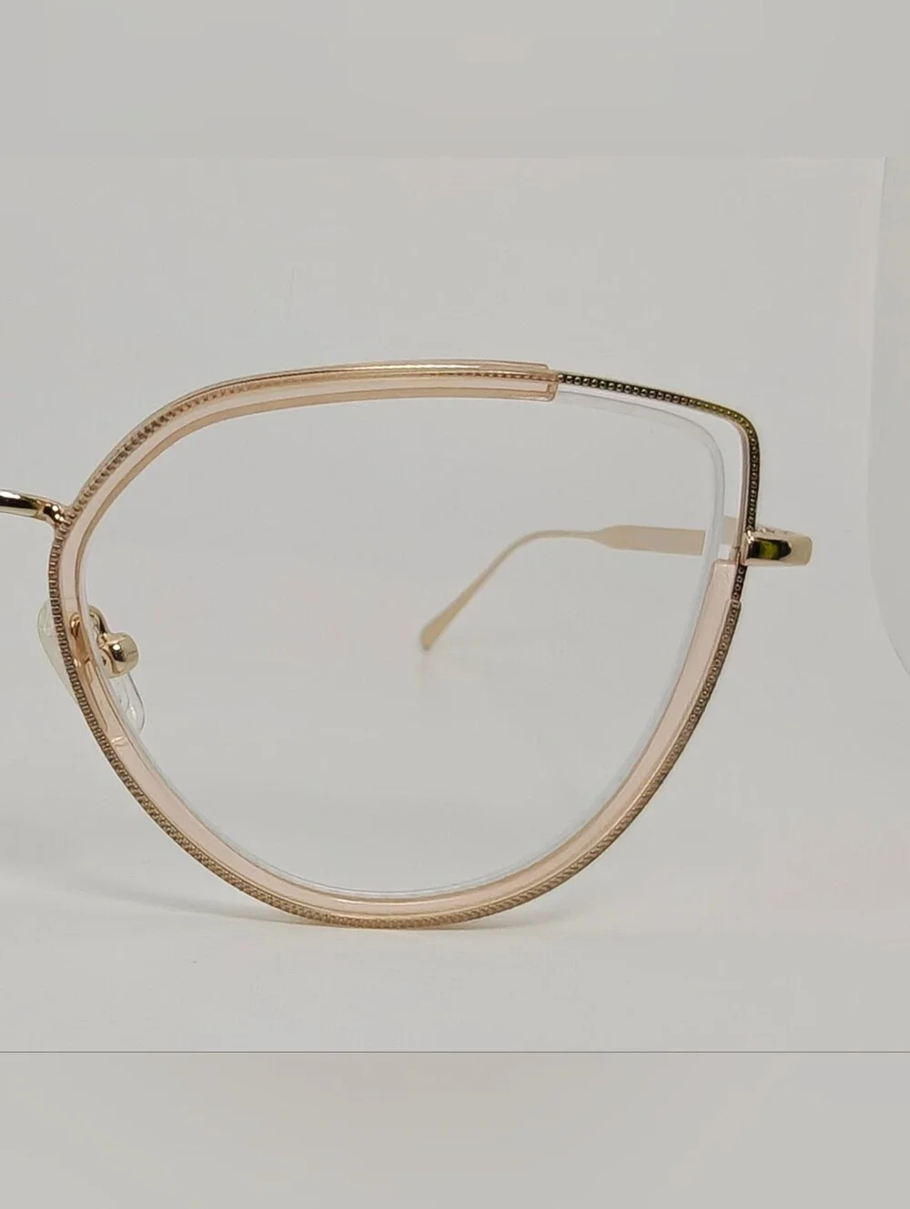 Koyo. Gold Rim Cat-Eye Glasses - Women's Fashion Accessory